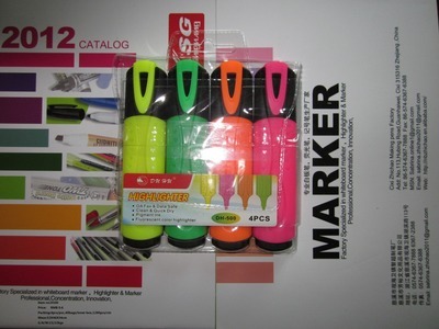 慈溪產杜湖牌熒光筆 品質可靠，包裝精美，質量保三年